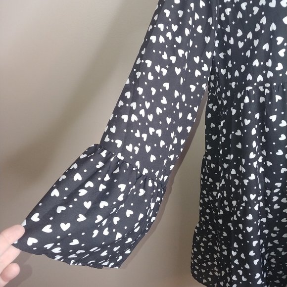 NWOT Quicao Baby Doll Drop Waist Lined Dress - Picture 4 of 8